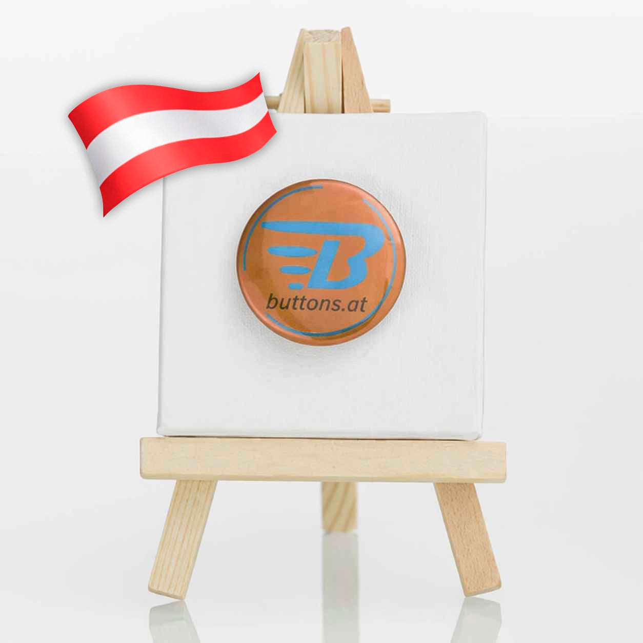 Metallic Button 37mm Bronze