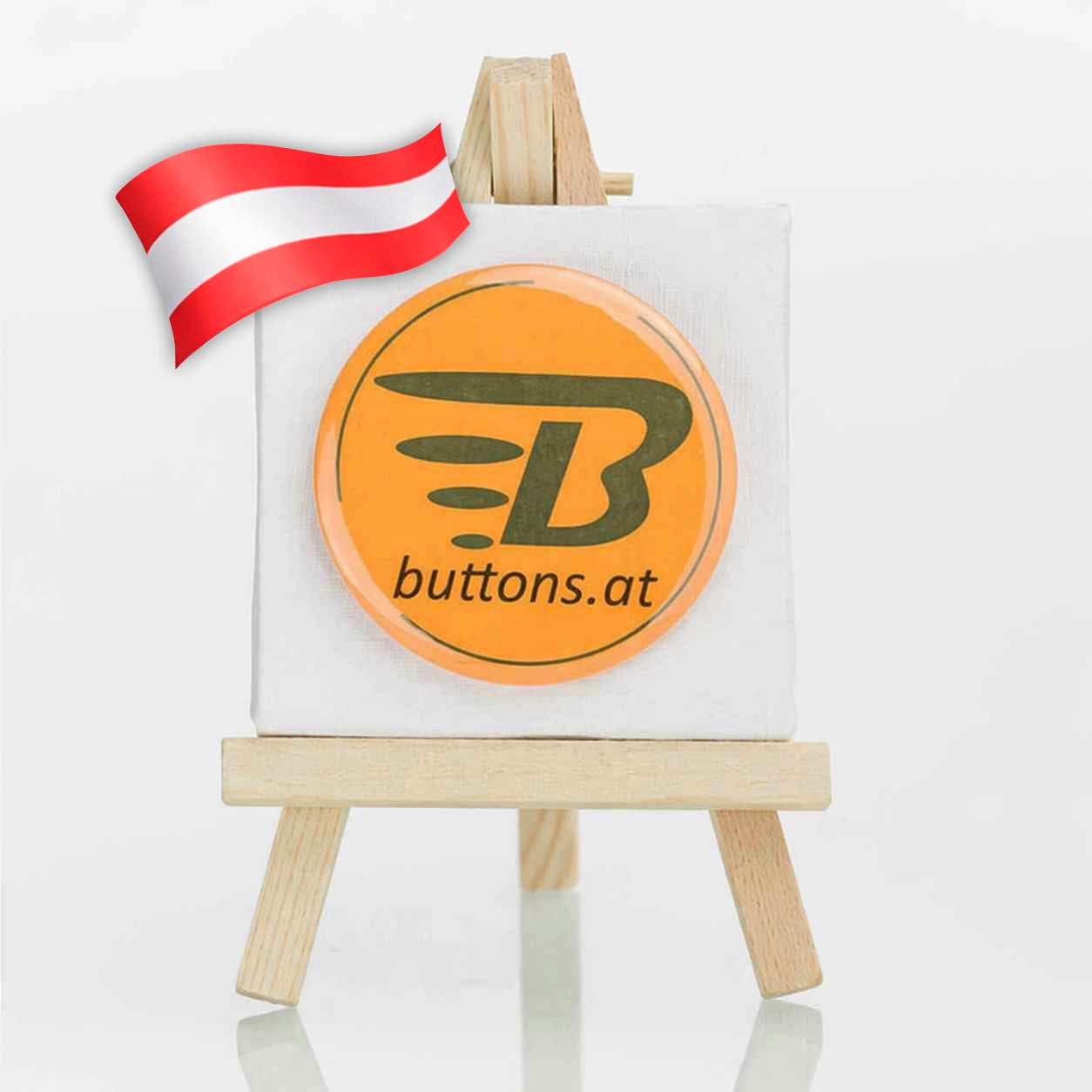 buttons in neon orange