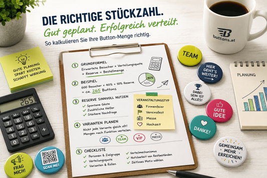 Button Stückzahl berechnen