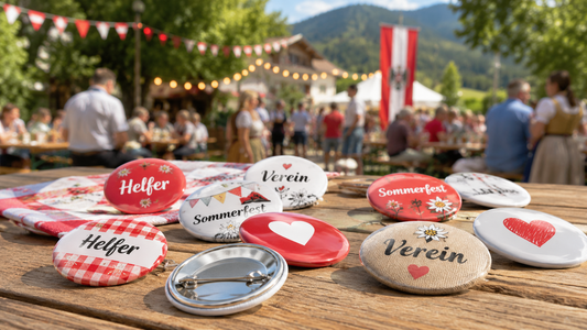 Buttons für Vereinsfeste