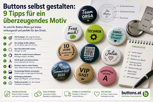 Buttons selbst gestalten