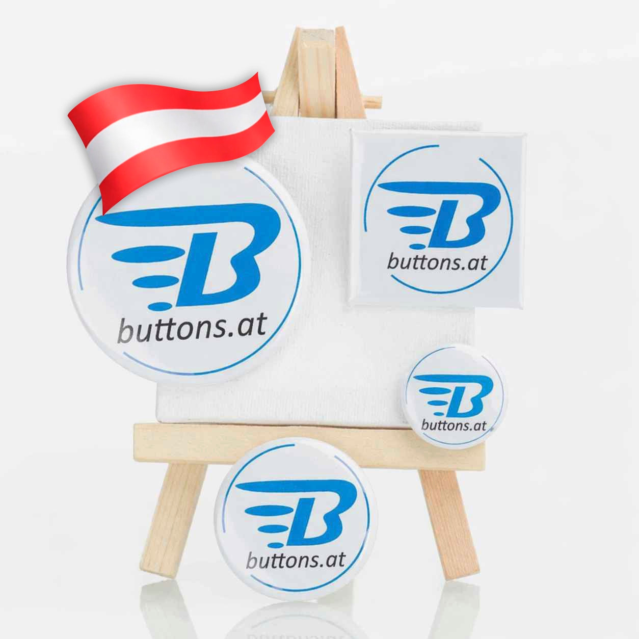 Metallbuttons Anstecker guenstig Österreich