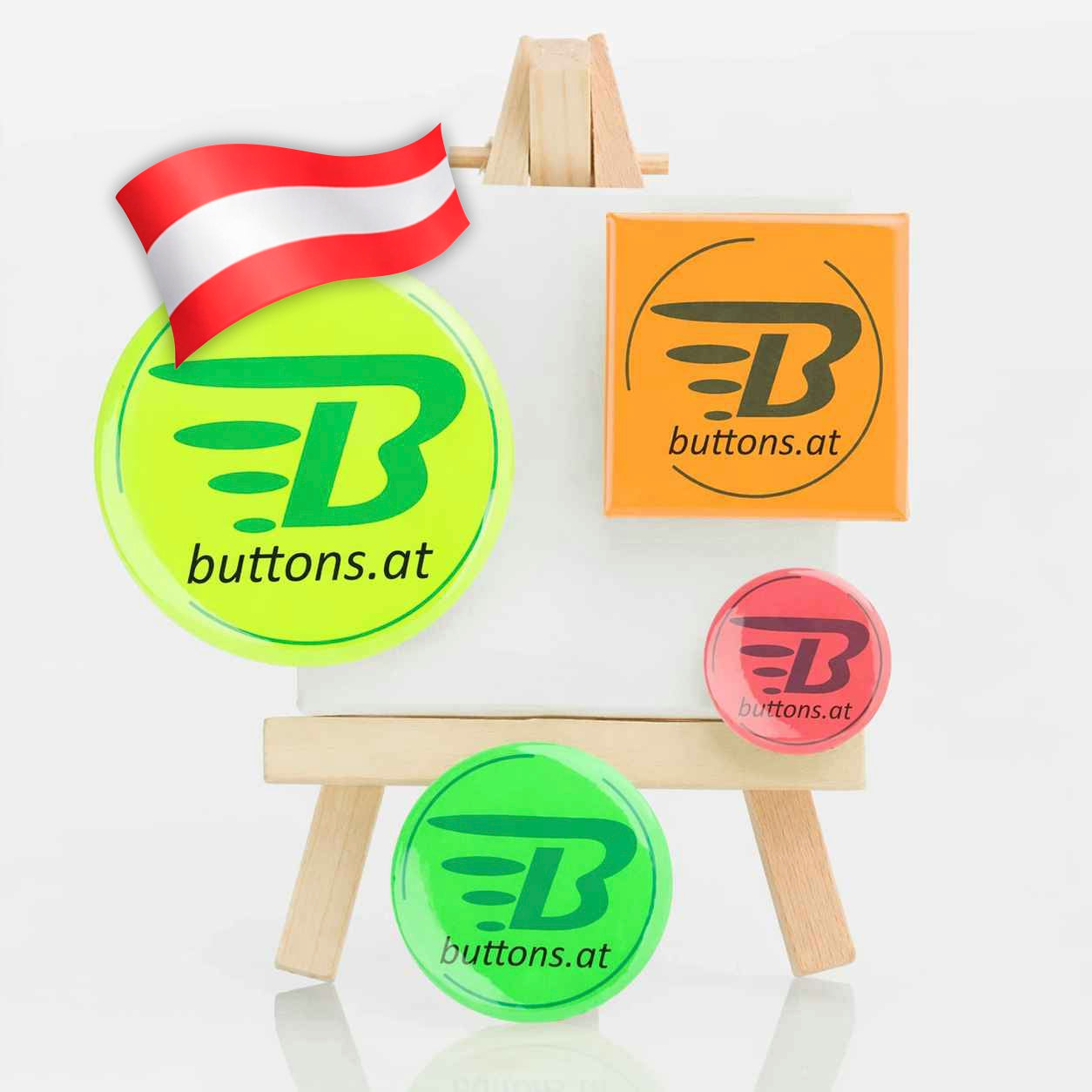 neon buttons anstecker oesterreich bestellen