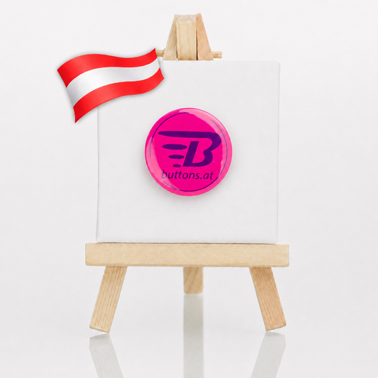 37mm neon button in pink bestellen