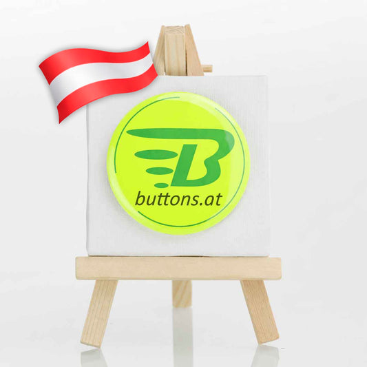 56mm Neon Buttons gelb